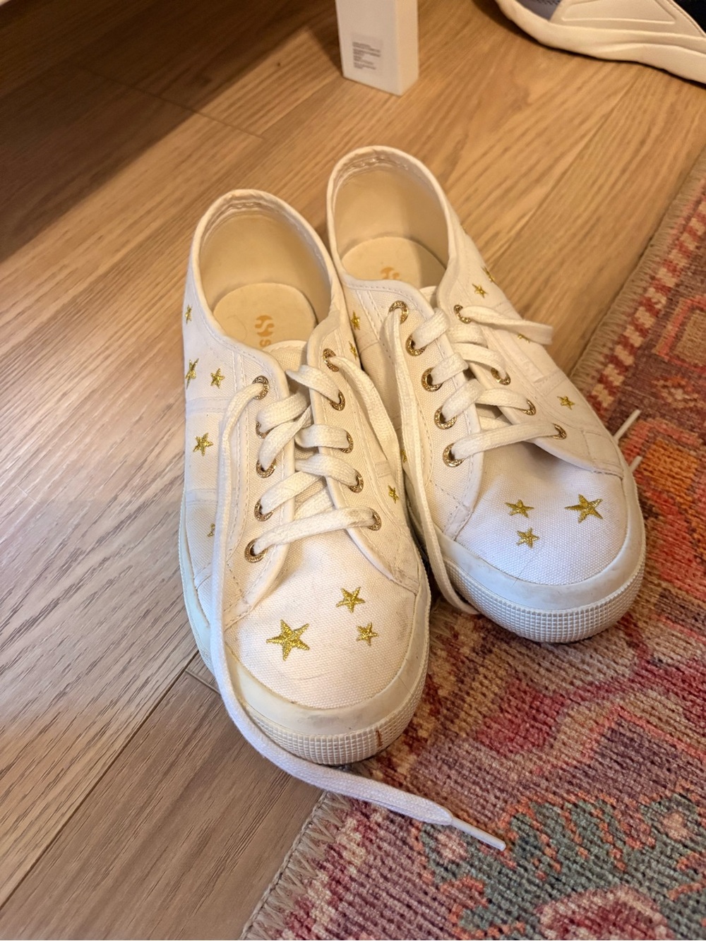 Superga Women’s Canvas Star Sneakers Size 38/7.5